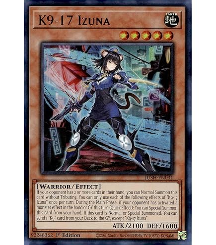 Amazon.com: K9-17 Izuna - JUSH-EN031 - Ultra Rare - 1st Edition